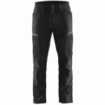 PANTALON DE TRAVAIL SERVICES STRETCH NOIR/GRIS FONCÉ TAILLE 44C - BLAKLADER