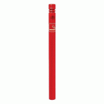 POTELET CENDRIER Ø 76 MM POMMEAU CITY - ZINC ROUGE 3020 - PROCITY