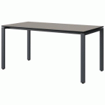 TABLE MALIBU 160X80 T6 SOUDÉ ST ANTIB GRIS U727/NO GRIS 7016