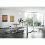 TABOURET HAUT TAGLIO NOIR PIÉTEMENT BLANC