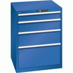 ARMOIRE BLEU SÉCU. 717X725X850 AVEC 4 TIR. 75KG _ 79.382.100 - LISTA