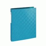 CLASSEUR RIGIDE 4 ANNEAUX 30MM 1928 - A4 - TURQUOISE - LOT DE 10