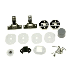 KIT CHARNIERE D'ENCASTREMENT POUR LAVE-LINGE WHIRLPOOL C00666271