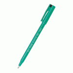 LOT DE 2 - STYLO FEUTRE PENTEL BALL R56 À CAPUCHON POINTE 0,6 MM - ÉCRITURE EXTRA-FINE NOIR