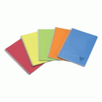 LOT DE 5 - CAHIER SPIRALE CLAIREFONTAINE LINICOLOR A4 21 X 29,7 CM PETITS CARREAUX 180 PAGES