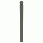 POTELET BOOPI TÊTE BOULE MÉTAL HTR 1 M Ø 90 MM - CIMENT 7033 - BUTON DESIGN