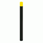 POTELET CARREFOUR ÉCOLE Ø76 MM - NOIR 9005/JAUNE1021 - PROCITY