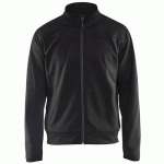 SWEAT ZIPPÉ NOIR/GRIS FONCÉ TAILLE XS - BLAKLADER