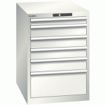 ARMOIRE BLANC GRIS 564X725X850 AVEC 6 TIR. 75KG _ 78.529.180 - LISTA