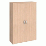ARMOIRE HAUTE PORTES BATTANTES EXCELLENS / ARKO H 182 X L 120 CM CHÊNE CLAIR