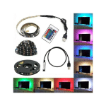 TRADE SHOP TRAESIO - KIT TV LED STRIP USB RGB 5V POUR RÉTRO ÉCLAIRAGE 2 MT 3 MT 5 MT -5 M -