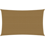 VIDAXL - VOILE D'OMBRAGE 160 G/M² TAUPE 2X4,5 M PEHD
