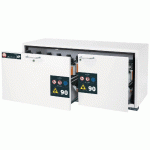 ARMOIRE SÉCURITÉ S. PAILLASSE UB-S-90 UB90.060.140.2S BLANC - MANUTAN COLLECTIVITÉS