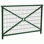 BARRIÈRE LISBONNE 1.50 M STRUCTURE GRILLAGÉE ZINC VERT 6005 - PROCITY