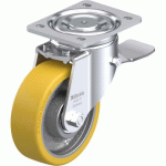 BLICKLE - ROULETTE PIVOTANTE À FREIN Ø 150MM BANDAGE POLYURÉTHANE PU 800KG - LH-GTH 150K-ST