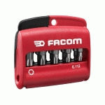 BOÎTE 10 EMBOUTS TORX + PORTE EMBOUT - FACOM - E.112PB