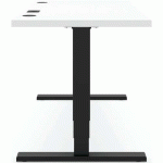 BUREAU PREMIUM RÉGLABLE ELEMENTS SOLID 1600 - BLANC - ARGENT - ACTIFORCE