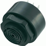 BUZZER PIÉZO SORTIE COSSES 6,3 X 0,8 MM 80 DB 110 V/DC 2.9 ± 0.5 KHZ KEPO KPI-G4314-K6294