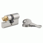 CYLINDRE DOUBLE ENTRÉE À PROFIL EUROPÉEN - TRIANGLE ENTRANT 11 MM - 30 MM X 30 MM FTH THIRARD