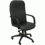FAUTEUIL DE DIRECTION LETUR SIMILICUIR - NOIR - PIQUERAS Y CRESPO