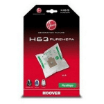 H63 BOITE DE 4 SACS PURE HEPA (35600536, 09200245) ASPIRATEUR HOOVER