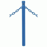 POTELET PROVINCE Ø76 MM CHAINES 2 ANNEAUX CITY BLEU 5010 - PROCITY