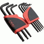RÂTELIER DE 8 CLÉS MÂLES LONGUES TORX À TÊTE SPHÉRIQUE 9 À 40 - SAM OUTILLAGE - 66-R8AL