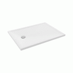 RECEVEUR DE DOUCHE EXTRA-PLAT 120X90CM - BONDE À GAUCHE - BLANC - CAMILLE JACOB DELAFON