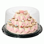 SETS BASE + COUVERCLE TARTES D.25.5X9.3 CM (VENDU PAR 120)