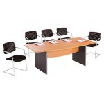TABLE TONNEAU ACTIVITY 2 - PLATEAU 'BLANC' PIEDS 'BLANC'
