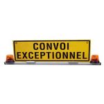 BARRE DE SIGNALISATION EN ALUMINIUM 'CONVOI EXCEPTIONNEL'