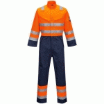 COMBINAISON MODAFLAME HAUTE VISIBILITÉ MV29 XXXL BLEU/ORANGE - PORTWEST