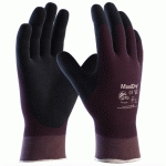 GANTS DE PROTECTION TRICOTÉS MAXIDRY® OIL™ ROUGE POURPRE/NOIR T7 - ATG - AT056427-ZZ07AIN