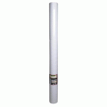 LOT DE 4 - NAPPE EN ROULEAU PAPIER DAMASSÉ - 50X1,18M - BLANC
