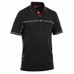 POLO BICOLORE NOIR/ROUGE TAILLE L - BLAKLADER