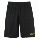 SHORT CENTER NOIR/JAUNE FLUO UHLSPORT