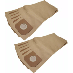 10X SACS REMPLACEMENT POUR KÄRCHER 6.904-406 POUR ASPIRATEUR - PAPIER MARRON - VHBW