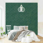 MICASIA - MURALE - EMERALD ART DECO LINE PATTERN DIMENSION HXL: 192CM X 192CM MATÉRIEL: SMART