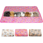 COUVERTURE COCHON D'INDE, 3 PIÈCES DE PETITS ANIMAUX COUVERTURE POLAIRE DOUCE ET CHAUDE POUR ANIMAUX DE COMPAGNIE COUSSIN DE COUCHAGE HOUSSE DE