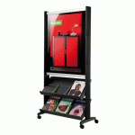 PRÉSENTOIR MOBILE POSTER 6 DOCUMENTS POUR FORMAT A4