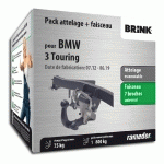 ATTELAGE - BMW 3 TOURING - 03/13-06/15 - ESCAMOTABLE - BRINK - FAISCEAU UNIVERSEL 7 BROCHES