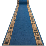 TAPIS DE COULOIR ANTIDÉRAPANT JENA BLEU 67CM BLUE 67X180 CM