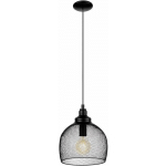 SUSPENSION VINTAGE STRAITON Ø 28 CM EN NOIR DIMMABLE