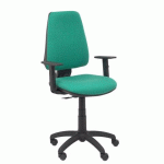 CHAISE DE BUREAU ELCHE - ACCOUDOIRS RÉGLABLES - VERT