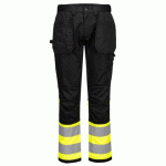 PORTWEST CD858 PANTALON HV WX2 ECO À POCHES HOLSTER CLASSE 1 JAUNE/NOIR - TAILLE 32 - STANDARD