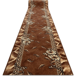 TAPIS DE COULOIR BCF TRIO MARRON 100 CM BROWN 100X710 CM