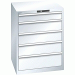 ARMOIRE BLANC PUR 717X725X850 AVEC 5 TIR. 200KG _ 14.504.110 - LISTA