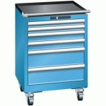 ARMOIRE BLEU CLAIR 564X572X840 AVEC 6 TIR. 75KG _ 78.493.010 - LISTA