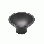 BOUTON DE MEUBLE EN ZAMAK TAZZA - DIAMÈTRE 53 MM - NOIR MAT METAKOR