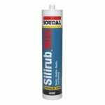 MASTIC SILICONE SILIRUB NEO5 TON PIERRE GRIS CARTOUCHE 300ML - SOUDAL - 120639